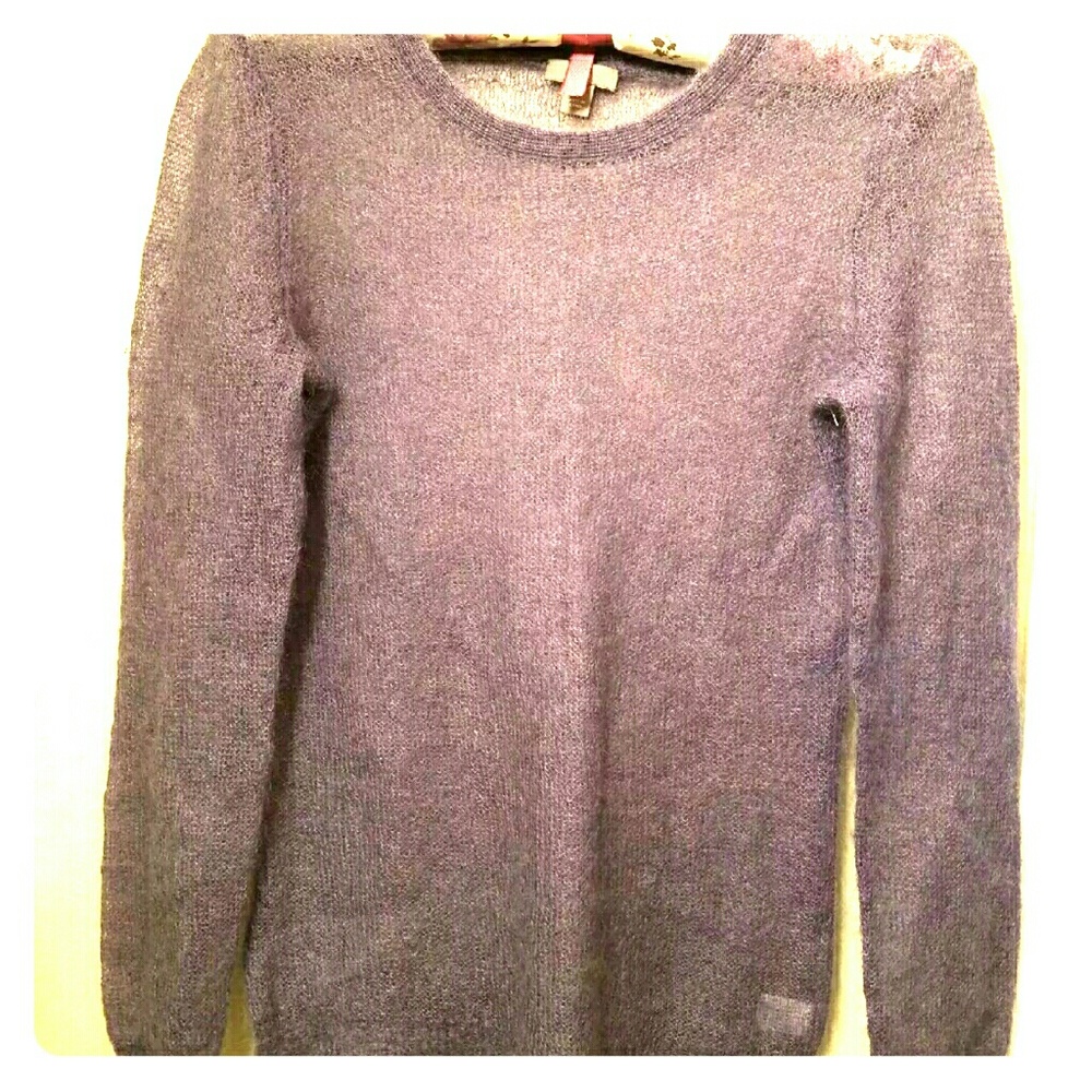 JJill open weave summer sweater